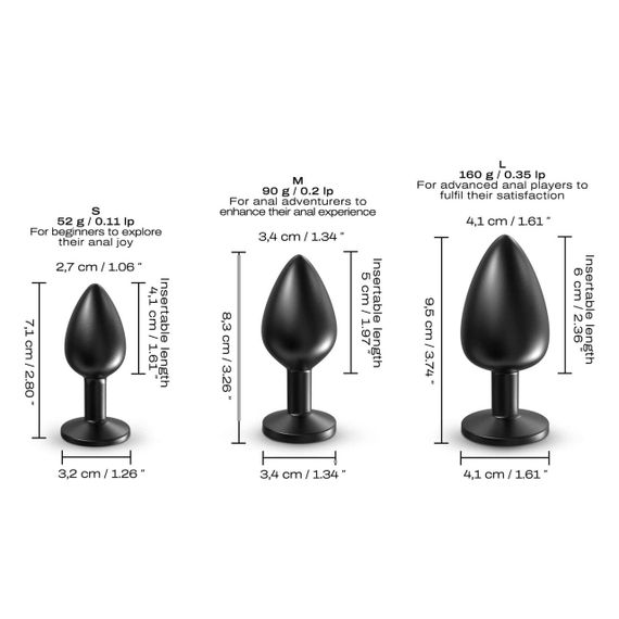 Анальна пробка Dorcel ONIX PLUG S Sex Aura | Зображення 3