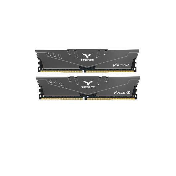 Модуль пам'яті для комп'ютера DDR4 16GB (2x8GB) 3200 MHz T-Force Vulcan Z Gray Team (TLZGD416G3200HC16FDC01)