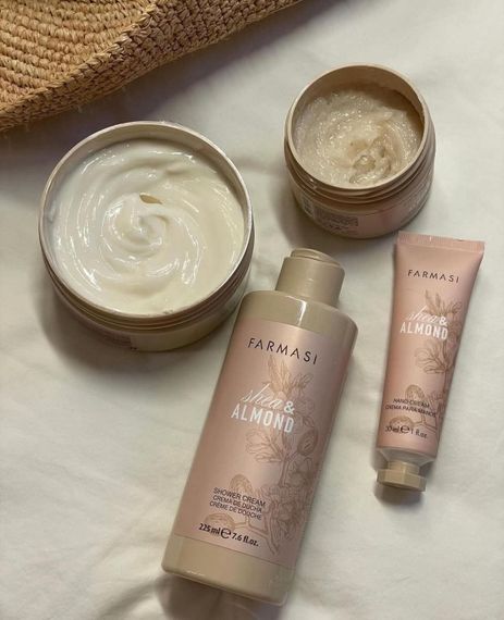 Набор для тела: масло + скраб + крем для душа + крем для рук + пакет Farmasi | Зображення 4