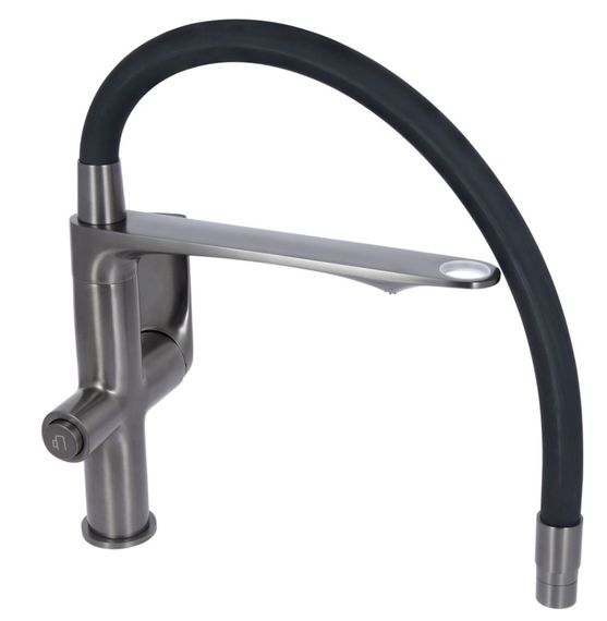 Змішувач для кухні Qtap Vlasta New з гнучким виливом з підключенням для питної води QTVLA364GMB45649 | Зображення 3