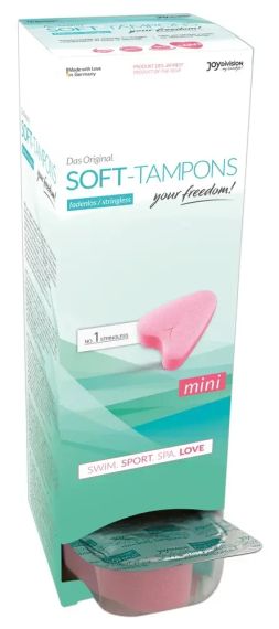 Тампони Soft-Tampons mini 10шт Sex Aura | Зображення 1