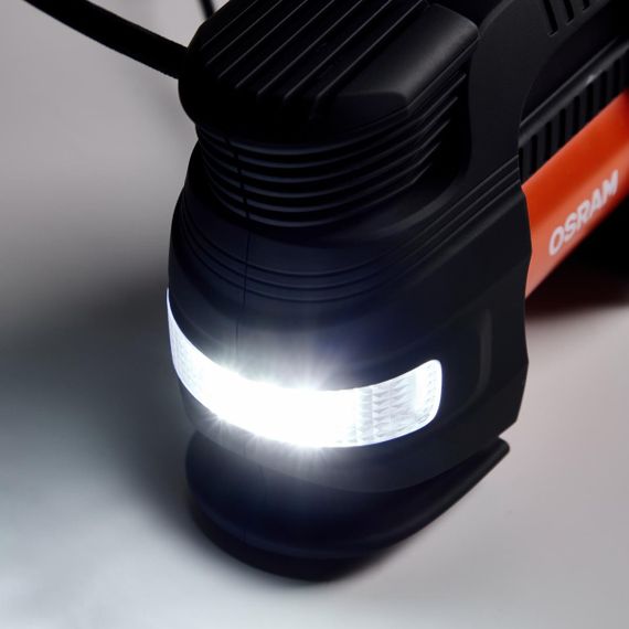 Компресор автомобільний двопоршневий OSRAM OTI830 12В 180W, LED дисплей, автостоп | Зображення 6