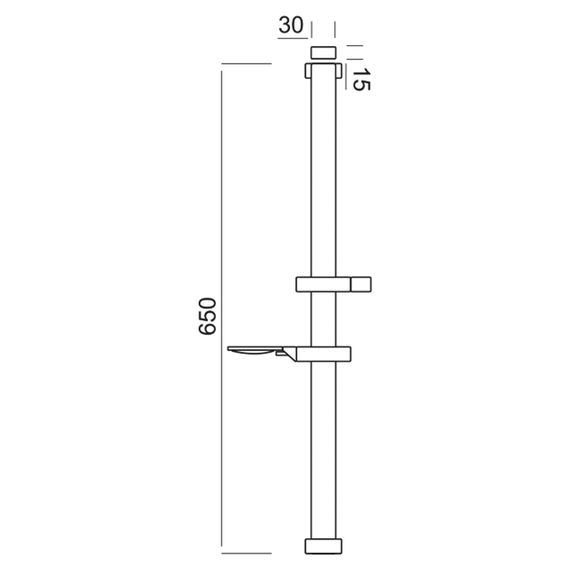 Душова стійка Aquatica з душовим комплектом (9792155) | Зображення 1