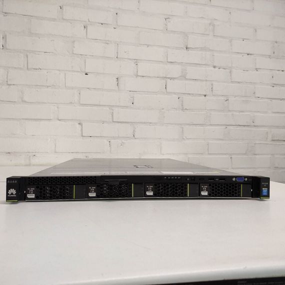 Сервер Huawei RH1288 V3 4LFF 1U / 2x Intel Xeon E5-2680 v3 (12 (24) ядер по 2.5 - 3.3 GHz) / 64 GB DDR4 / 240 GB SSD + 3000 GB HDD / Integrated Graphics / 2x 460W б/у | Зображення 1