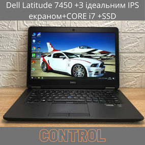 Ноутбук Dell Latitude 7450 +Как новый+С идеальным IPS экраном+CORE i7 +SSD