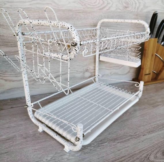 Сушарка настільна 2-х ярусна Edenberg EB-2108M 27х41х56 см біла