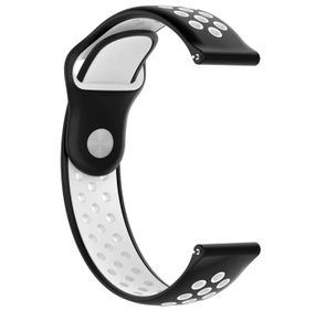 Спортивный ремешок Primo Perfor Sport для часов Samsung Galaxy Watch 3 41mm (SM-R850) - Black&White
