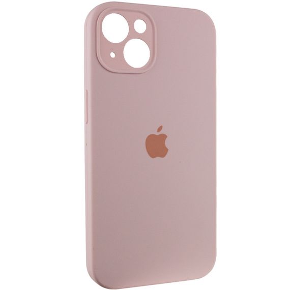 Чехол Silicone Case Full Camera Protective (AA) для Apple iPhone 15 (6.1") Розовый / Chalk Pink | Зображення 1