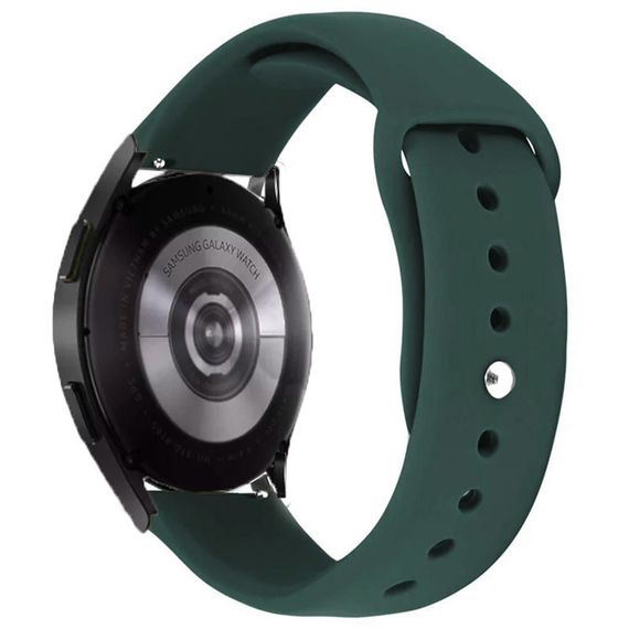 Силиконовый ремешок Sport для Smart Watch 22mm Зеленый / Forest green