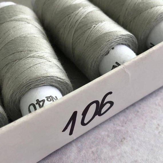 106 Нитки в котушках, для шиття 100% поліестер 40/2 (боб 200м) | Зображення 2