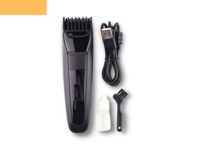 Професійна акумуляторна машинка для стрижки волосся тример XRPO V-015 USB чорна (40855-13420)