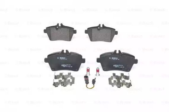 Колодки гальмівні дискові MERCEDES A-CLASS (W169) передн.  BOSCH (0986494087)