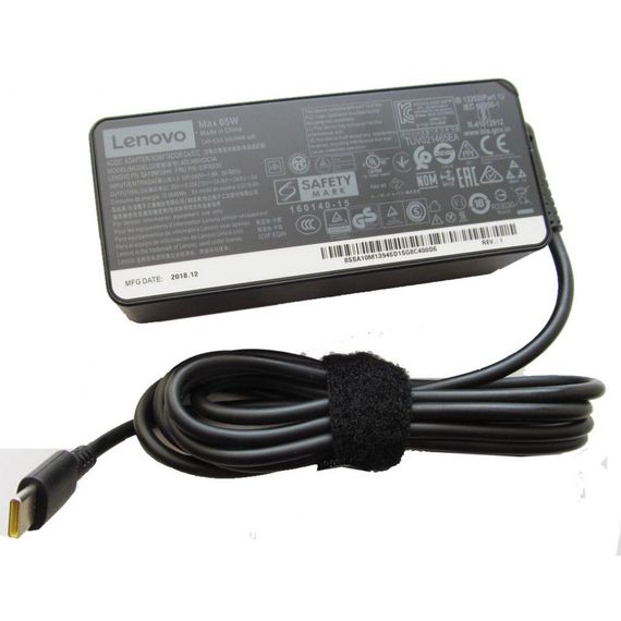 Блок живлення до ноутбуку Lenovo 65W 20V, 3.25A + 15V, 3A + 9V, 2A + 5V, 2A, разъем USB Type- (ADLX65CLGC2A / A40263) | Зображення 1