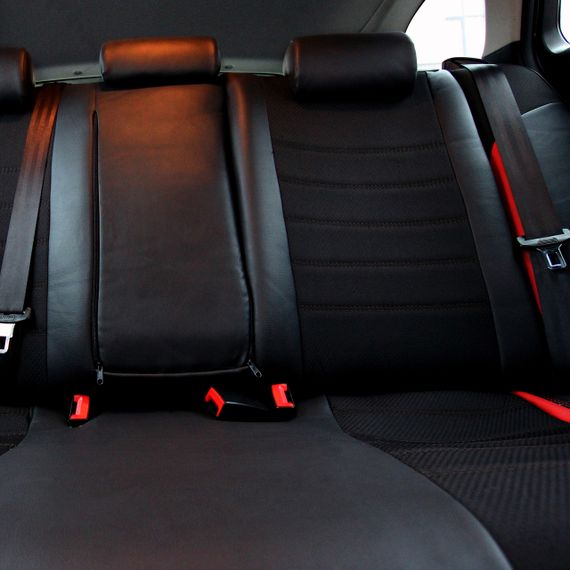 Чехлы на сиденья из экокожи и автоткани ВАЗ Нива 2121 2009-2018 EMC-Elegant | Зображення 9