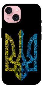 Чохол з картинкою Жовтоблакитний герб для Apple iPhone 15 (6.1")