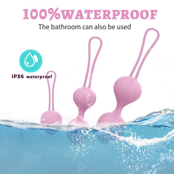 Набір вагінальних кульок Every Night Toys Wendy, 3 шт, бузковий sexstyle | Зображення 2
