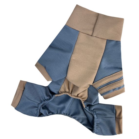 Костюм Спорт блакитно бежевий D-215 | Зображення 2