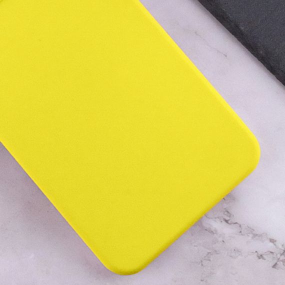 Чохол TPU GETMAN Liquid Silk Full Camera для Xiaomi Redmi 13 4G / Poco M6 4G Жовтий / Flash | Зображення 1