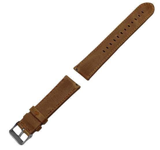 Кожаный ремешок для часов Motorola Moto 360 2nd gen (42mm) - Light Brown | Зображення 2