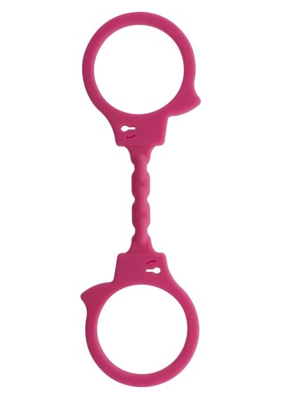 Наручники еластичні ToyJoy, силіконові, рожеві Sex Aura