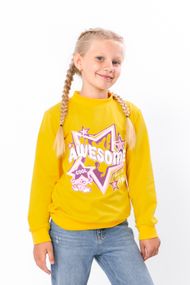 Джемпер для дівчинки Носи своє 128 Жовтий (p-9221-126759)