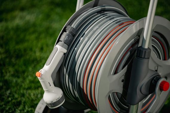 Металевий візок зі шлангом Bradas WHITE LINE 1/2" 30 м та аксесуарами комплект для поливу SILVER PRO SET (WL-AG33330SET1) | Зображення 3