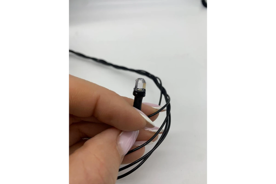 Гірлянда нитка на котушці, від мережі, 50м, 240LED, теплий білий/ Світлодіодна LED гірлянда на ялинку | Зображення 2