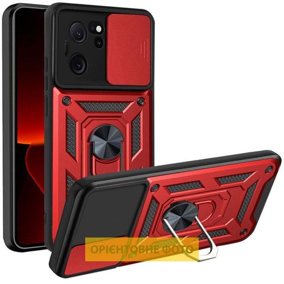 Чохол Ummi Camshield Serge Ring для Xiaomi Poco F6 Pro Червоний