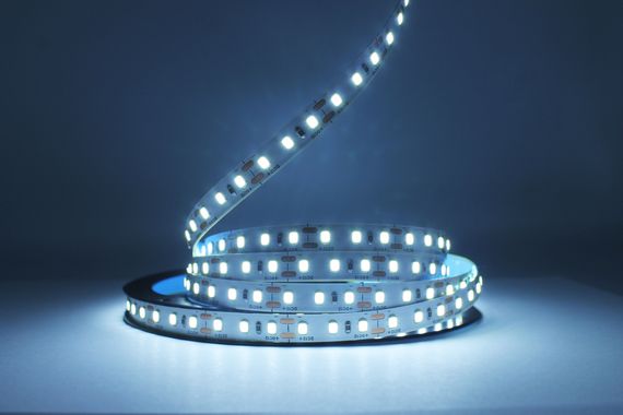 Світлодіодна LED стрічка PROLUM™ 12V; 2835\120; IP20; Series "S", Холодний-білий (9000-10000К) | Зображення 1