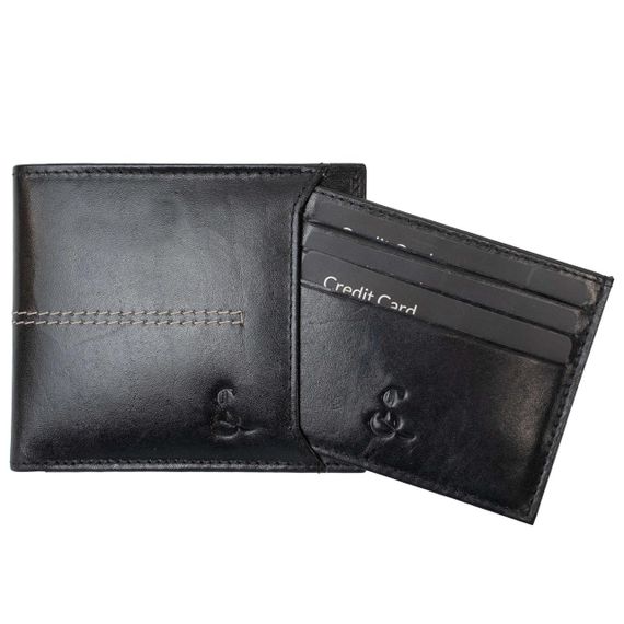 Портмоне чоловіче шкіряне Semi Line RFID Black (P8267-0) | Зображення 1