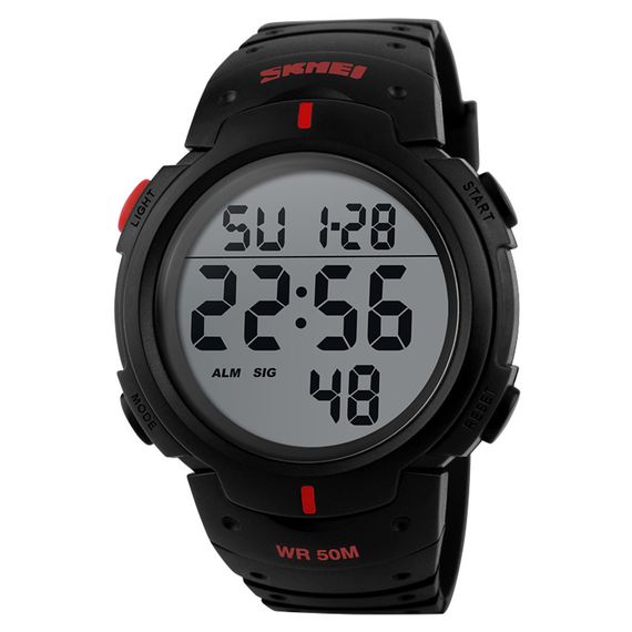 Skmei 1068RD Black-Red | Зображення 2