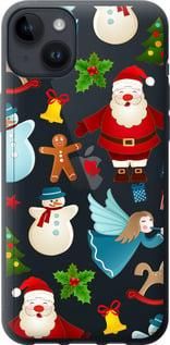 Чохол на iPhone 14 Plus Новорічний 1 із силікону FCh_005051