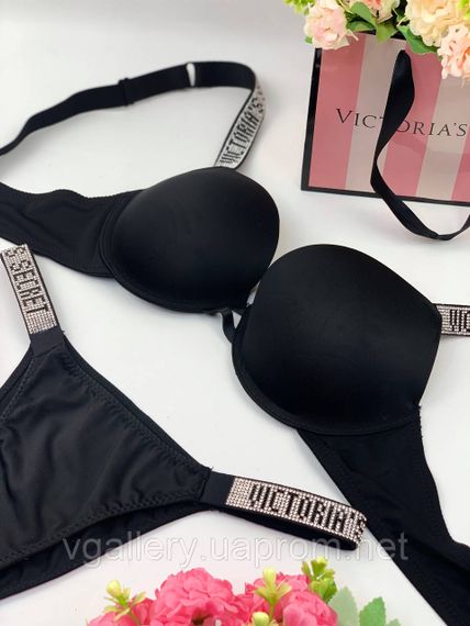 Комплект жіночої нижньої білизни Victoria's Secret Вікторія Сікрет модель Rhinestone зі стразами | Зображення 4