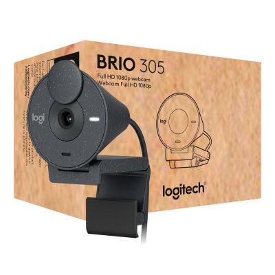 Веб-камера Logitech Brio 305 FHD for Business Graphite (960-001469) | Зображення 6