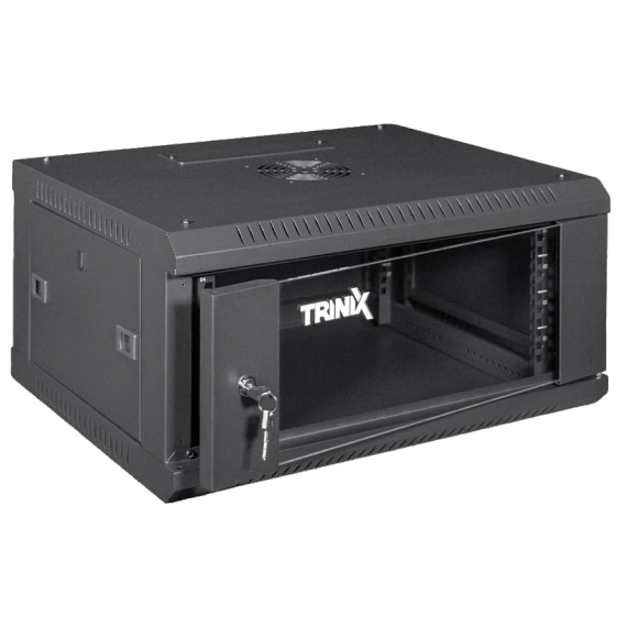Trinix TRX-4U/600x450x280 Black Комутаційна шафа - Серверні шафи | Зображення 1