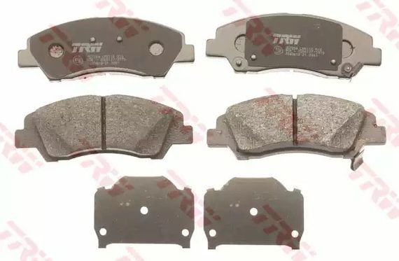 Гальмівні колодки дискові HYUNDAI/SUZUKI I10/SX4/Vitara F 13, TRW (GDB3618) | Зображення 1