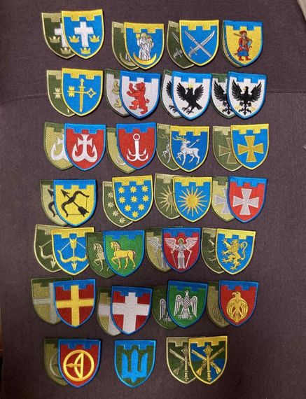 Шевроны ТРО (комплект) 54шт