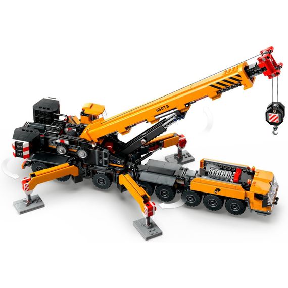 Конструктор LEGO City Жовтий пересувний будівельний кран (60409) | Зображення 4