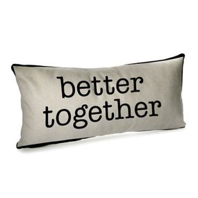 Подушка для дивану оксамитова Better together 50x24 см (52BP_JOY009)