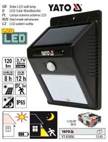 Светильник YATO Польша світильник солнечний 3,7В датчик YT-81856