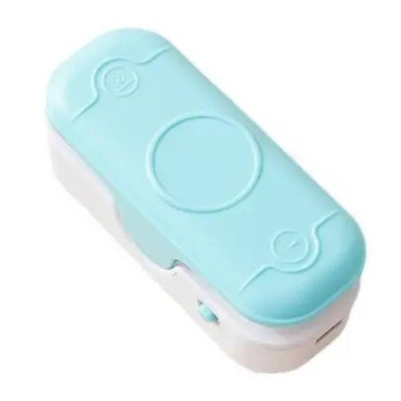 Міні-зварювач пакетів та різак 2в1 Блакитний