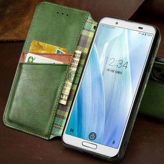 Кожаный чехол книжка GETMAN Cubic (PU) для Xiaomi Redmi 9C | Зображення 2
