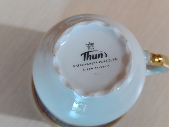 Б/у Сервіз чайний Констанс Thun 1794 на 6 персон 15 предметів порцеляна | Зображення 1