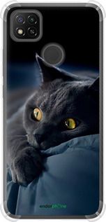 Чохол на Xiaomi Redmi 9C Димчастий кіт "825sp-2035-2448"