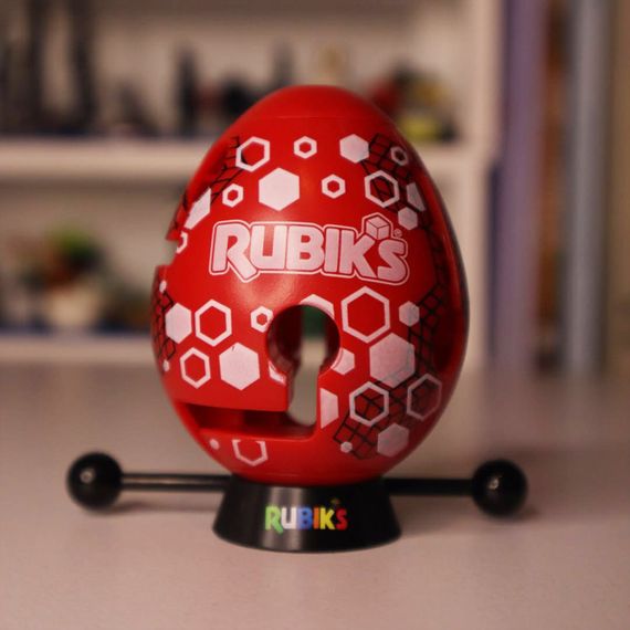 Развивающая Головоломка Смарт-яйцо Rubik's 6071681(Red) палочка, подставка | Зображення 3