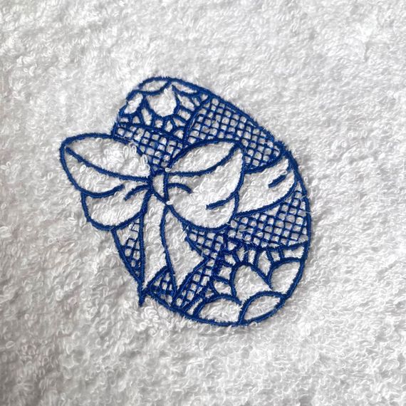 Рушник SoundSleep Пасхальний з вишивкою великодній махровий 30х50 см білий (2800004775533) | Зображення 1