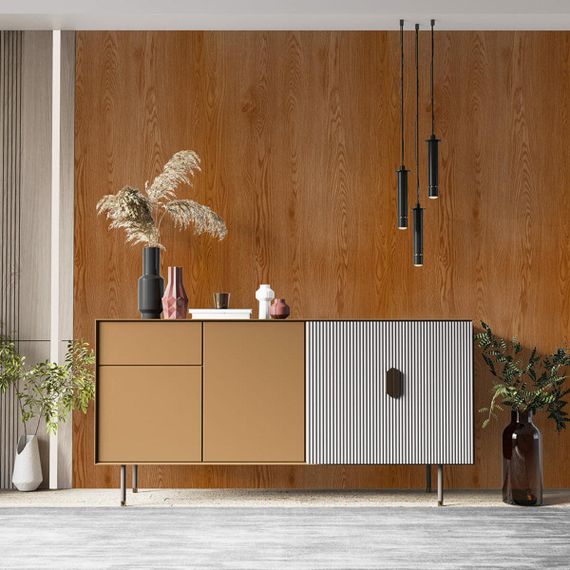 Самоклеящаяся виниловая плитка в рулоне коричневая 3000х600х2мм (05-26-матовый) SW-00001176 | Зображення 5