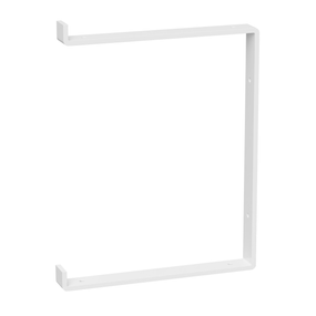 Кронштейн для полиці з металу 262×30mm, H=340mm Білий