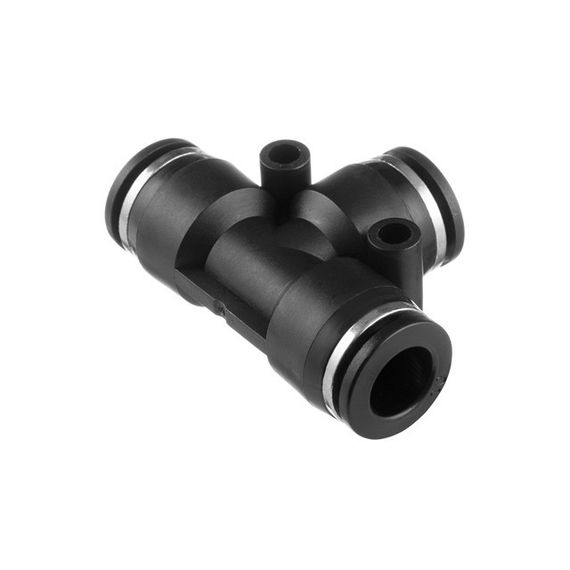 Цангове з'єднання Т-подібне для поліуретанових та ін. шлангів 10 мм INTERTOOL PT-2348 | Зображення 1