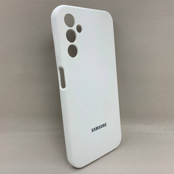 Чохол з логотипом для Samsung Galaxy A14 | Протиударний | Soft Touch | Білий